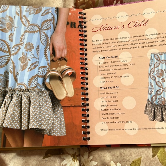 Sew What Skirts Skirt Sewing Projects Book 16 Simple Styles 2006 Hardcover - Picture 12 of 15